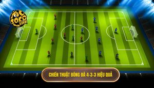Chiến thuật bóng đá 4-3-3 hiệu quả