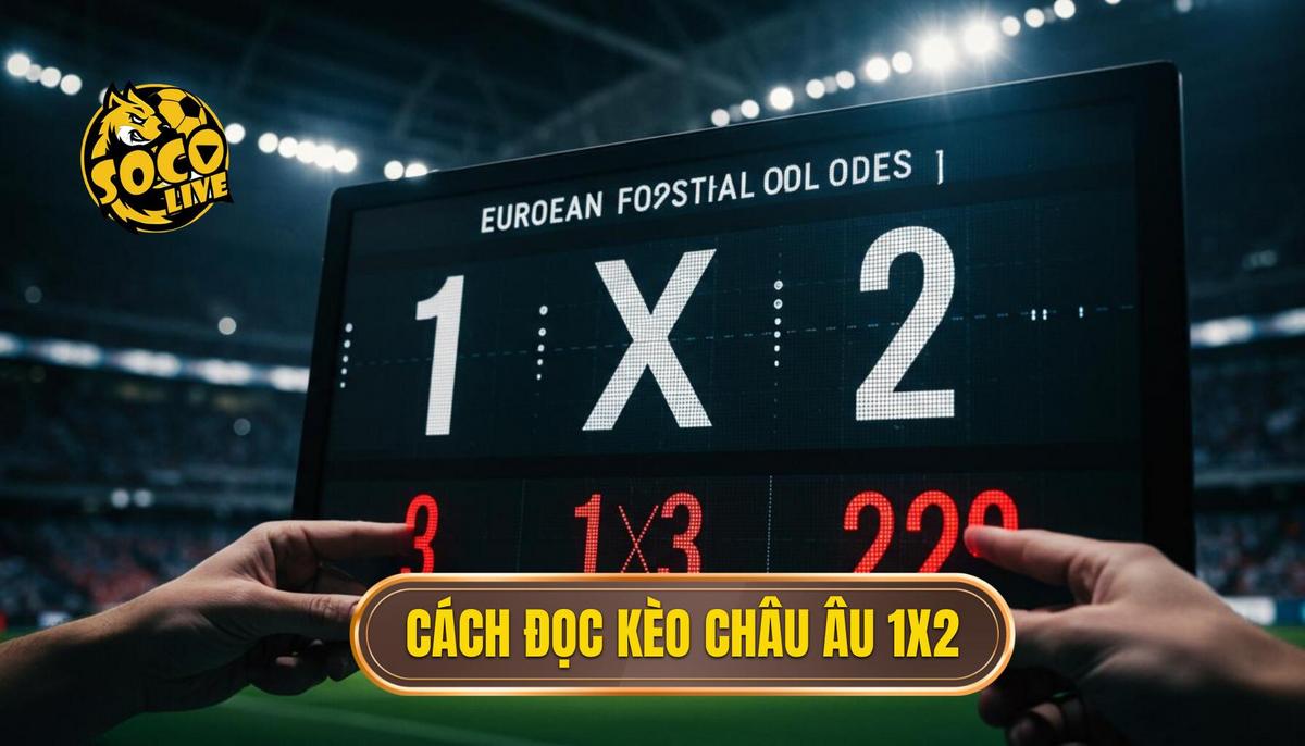 Hướng Dẫn Chi Tiết Cách Đọc Tỷ Lệ Kèo Bóng Đá Chuẩn Xác Nhất 2 2. Cách Đọc Tỷ Lệ Kèo Bóng Đá Châu Âu (1X2)
