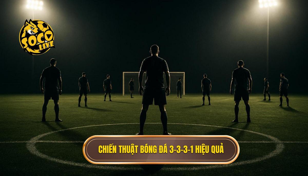 Chiến thuật bóng đá 3-3-3-1: Sơ Đồ Tấn Công Toàn Diện và Cách Vận Hành 1 Nền Tảng Của Chiến thuật bóng đá 3-3-3-1