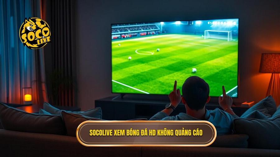 1. Socolive xem bóng đá HD không quảng cáo