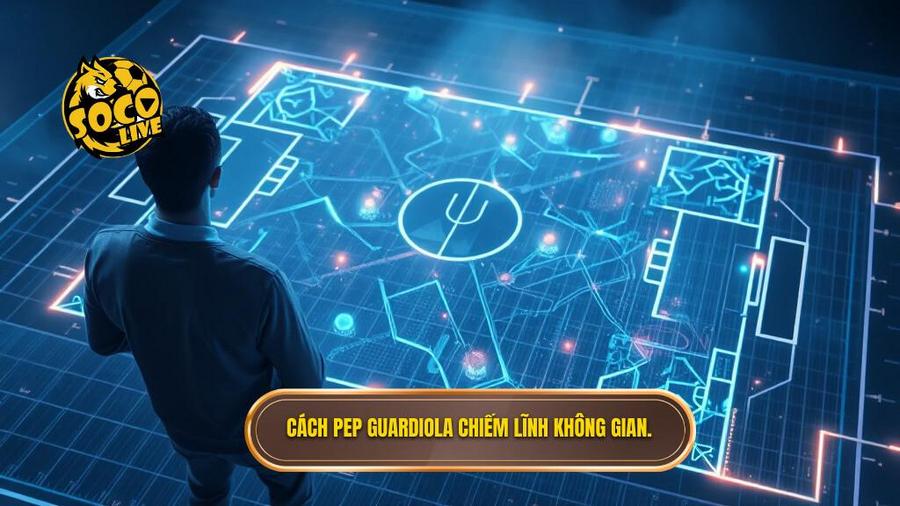 Chiến thuật Pep Guardiola: Sự Tiến Hóa Của Triết Lý Bóng Đá Đỉnh Cao 3 Phân tích chiều sâu: Cách Pep chiếm lĩnh không gian