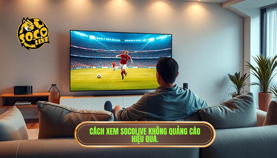 Xem Socolive không quảng cáo có được không? Giải đáp từ A-Z 3 Các cách để xem Socolive không quảng cáo hiệu quả nhất