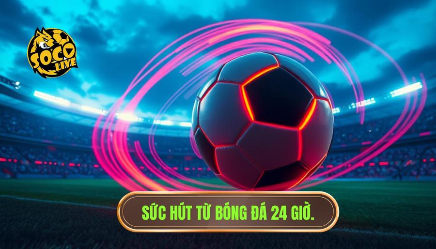 Bóng đá 24 giờ – Nhịp đập sân cỏ thế giới không bao giờ ngừng nghỉ 1 Sức hút từ bóng đá 24 giờ
