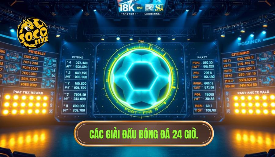 Bóng đá 24 giờ – Nhịp đập sân cỏ thế giới không bao giờ ngừng nghỉ 2 Các giải đấu bóng đá 24 giờ